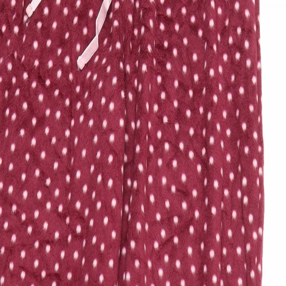 Preworn Womens Purple Polka Dot  Capri Trousers Size M L30 in - Stretch waistband