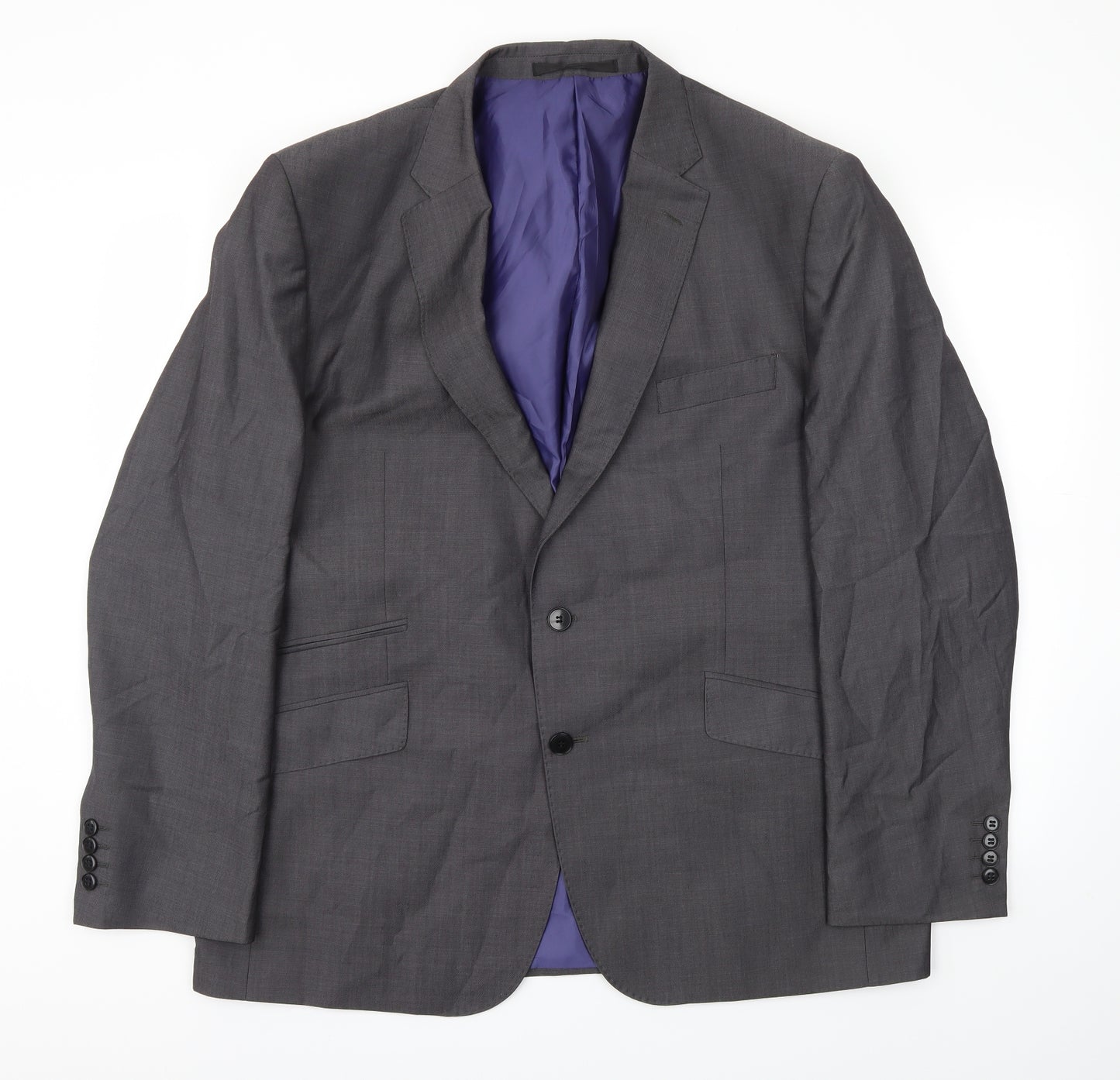 M&S Mens Grey   Jacket Blazer Size 46