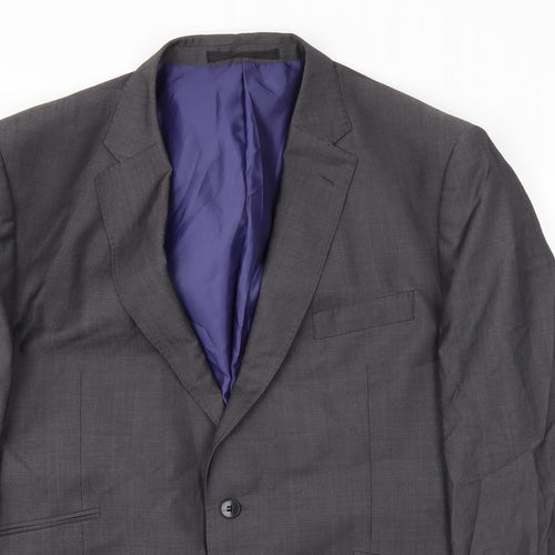 M&S Mens Grey   Jacket Blazer Size 46