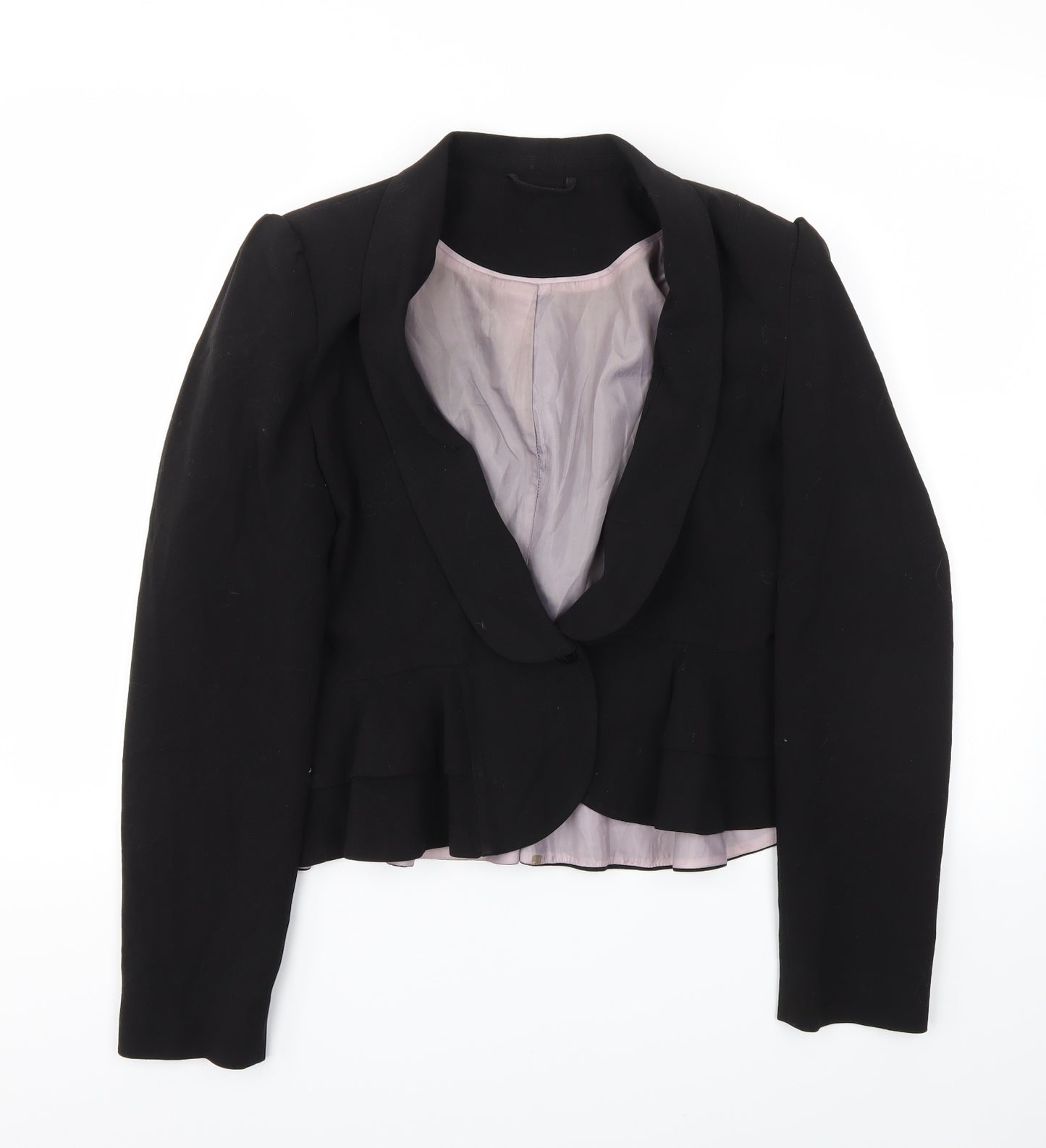 New Look Womens Black   Jacket Blazer Size 14