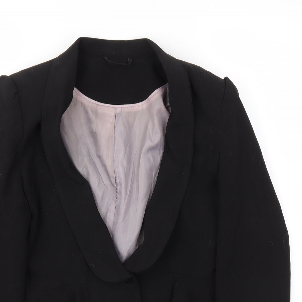 New Look Womens Black   Jacket Blazer Size 14