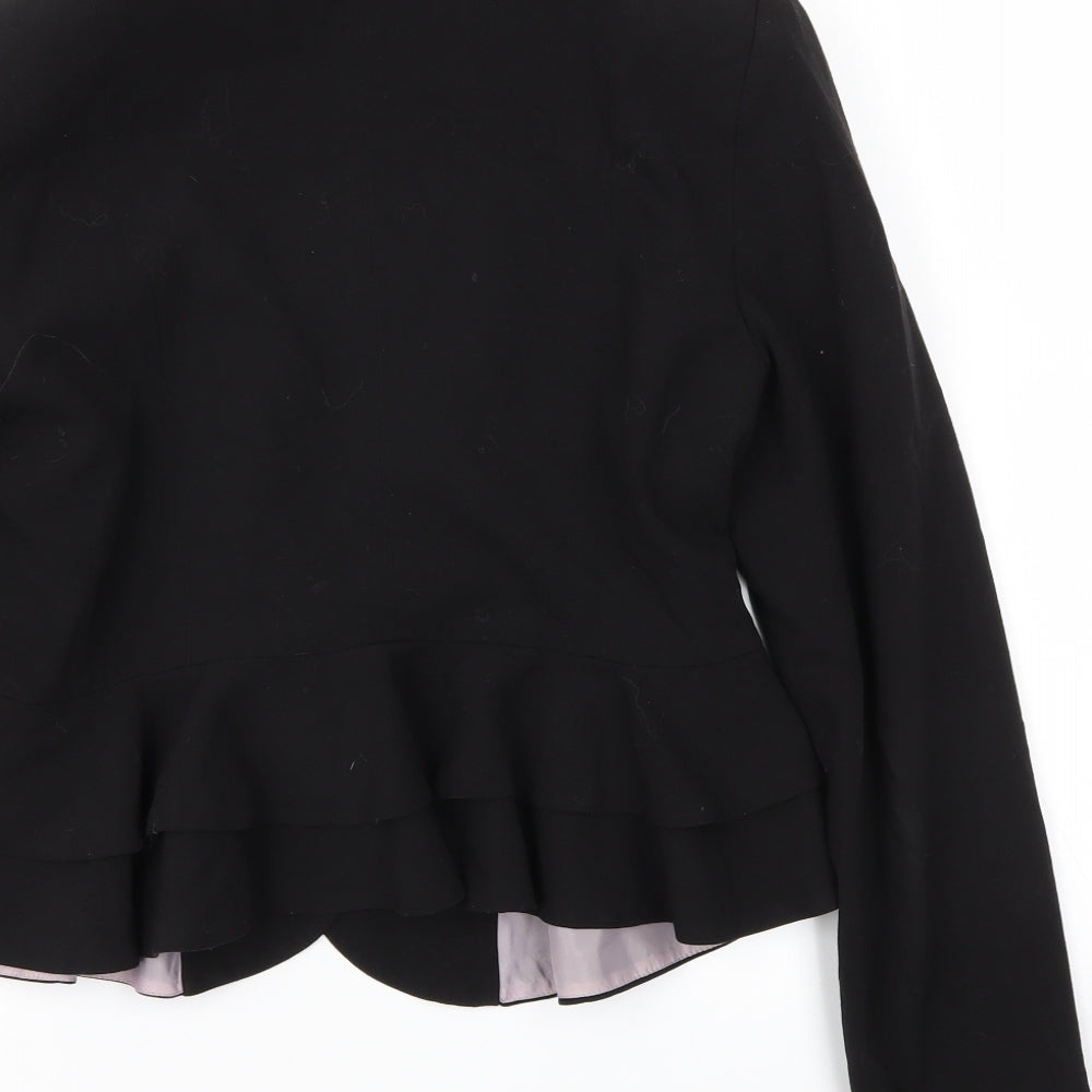 New Look Womens Black   Jacket Blazer Size 14