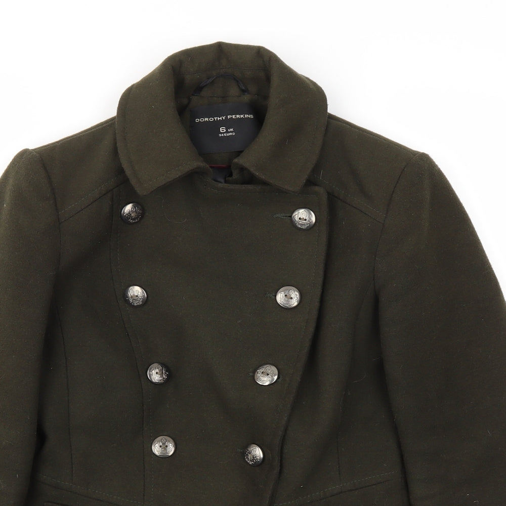 dorthy perkins Womens Green   Jacket Coat Size 6