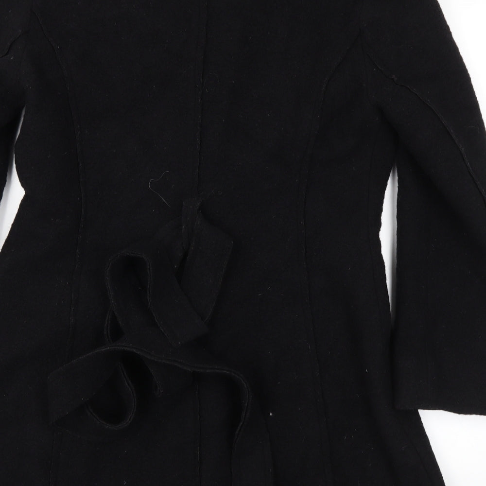 Per Una Womens Black   Jacket Coat Size 14