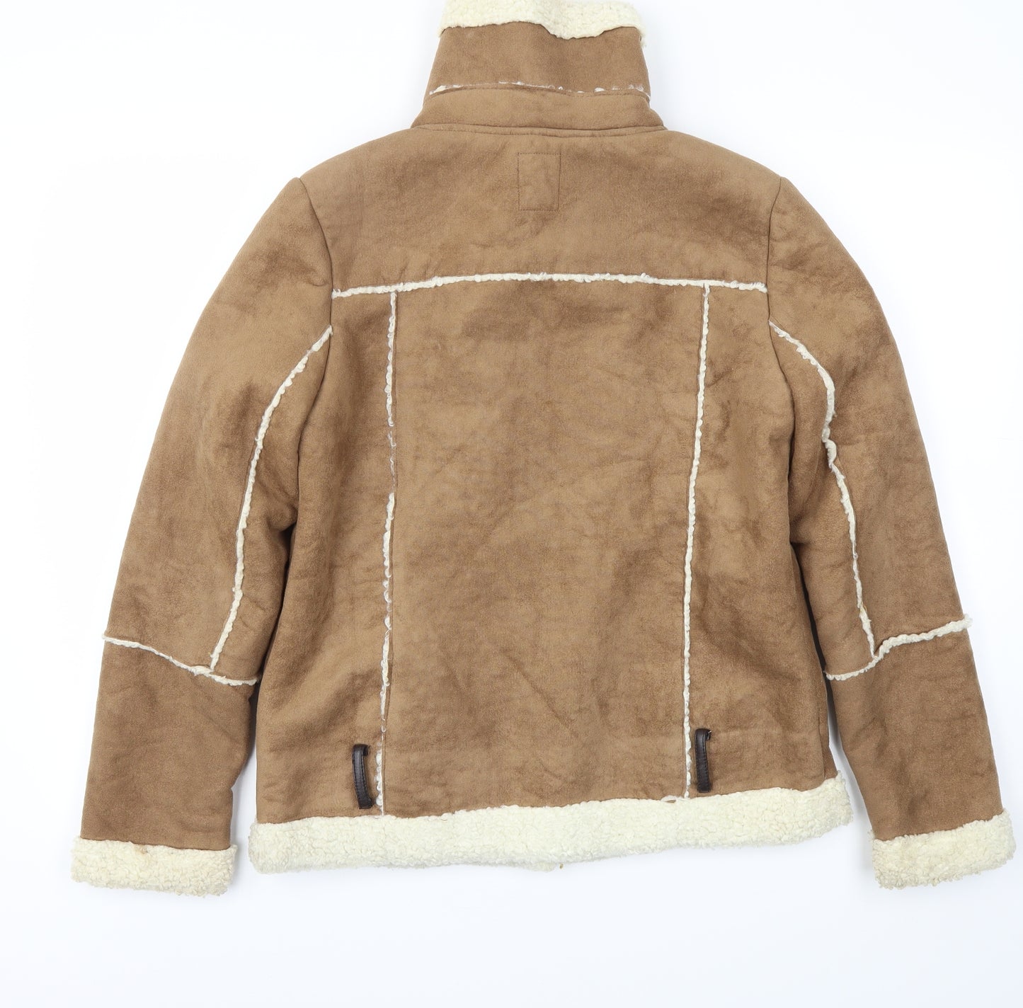 Primark Womens Beige   Jacket Coat Size 10