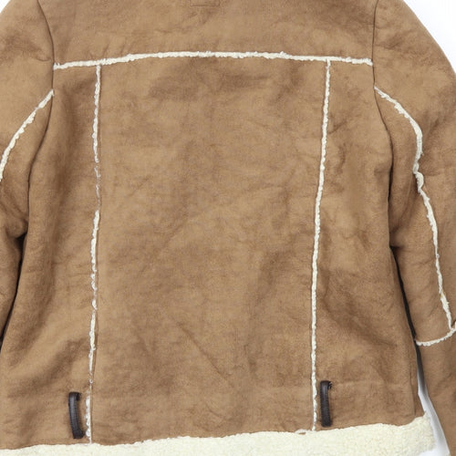 Primark Womens Beige   Jacket Coat Size 10