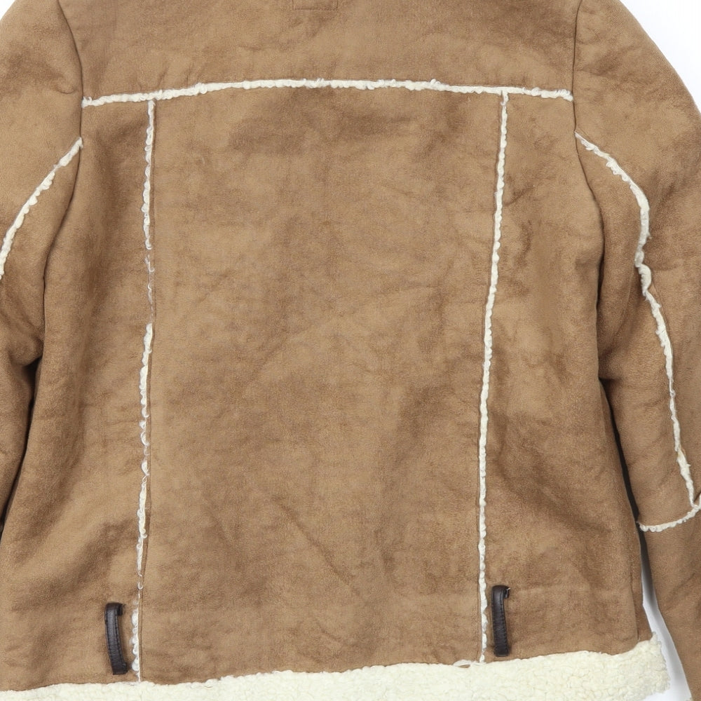 Primark Womens Beige   Jacket Coat Size 10
