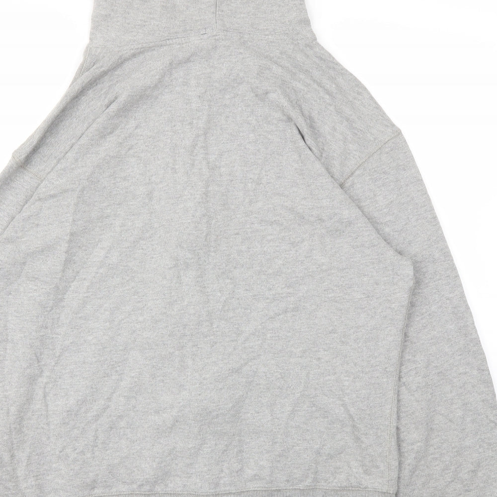 Easy Mens Grey   Full Zip Sweatshirt Size L