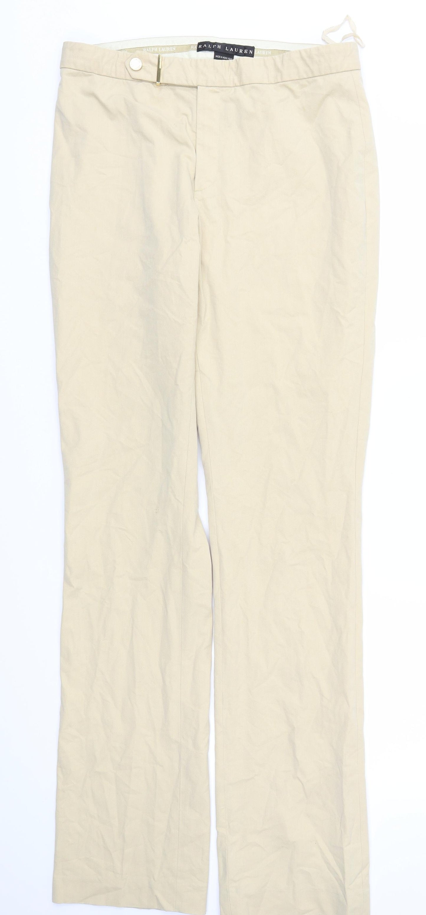 Ralph Lauren Womens Beige   Trousers  Size 30 L35 in