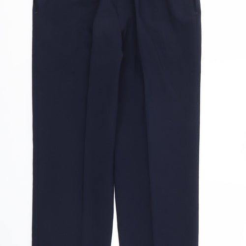 M&S Womens Blue   Trousers  Size 10 L29 in - Stretch waistband