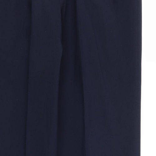 M&S Womens Blue   Trousers  Size 10 L29 in - Stretch waistband