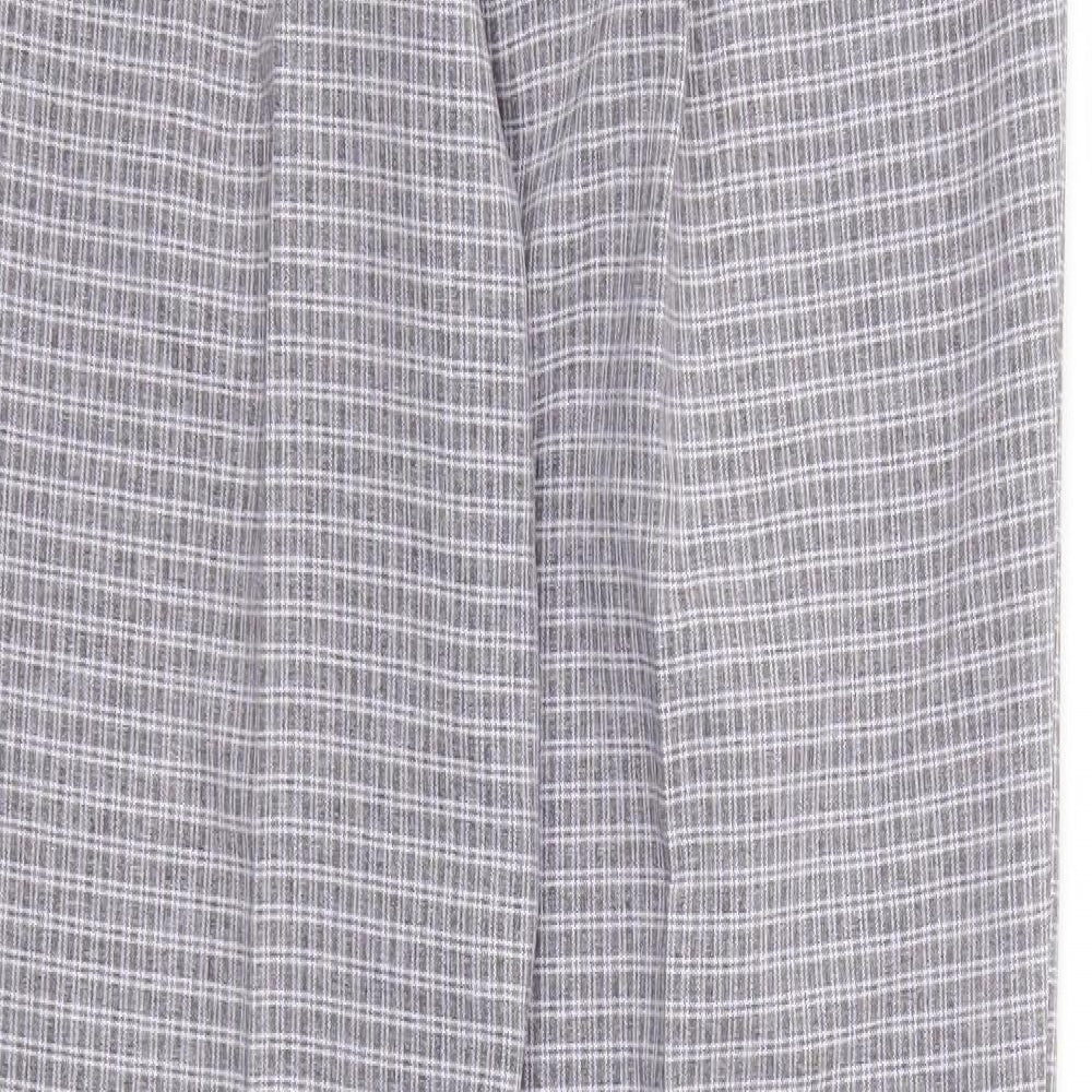 M&S Womens Purple   Trousers  Size 10 L29 in - Stretch waistband