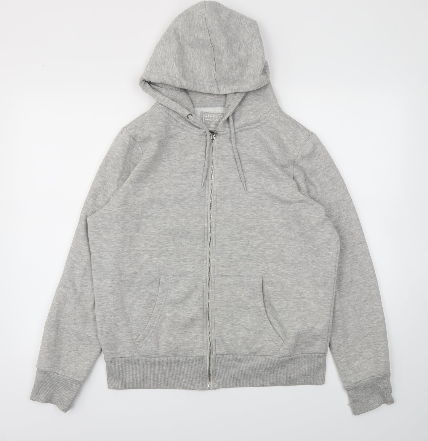 Primark Womens Grey   Full Zip Jumper Size 16
