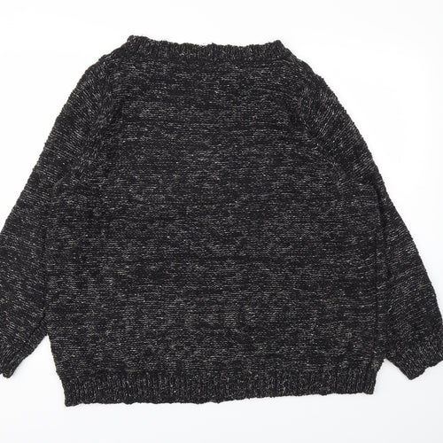 M&S Womens Black   Pullover Jumper Size 18