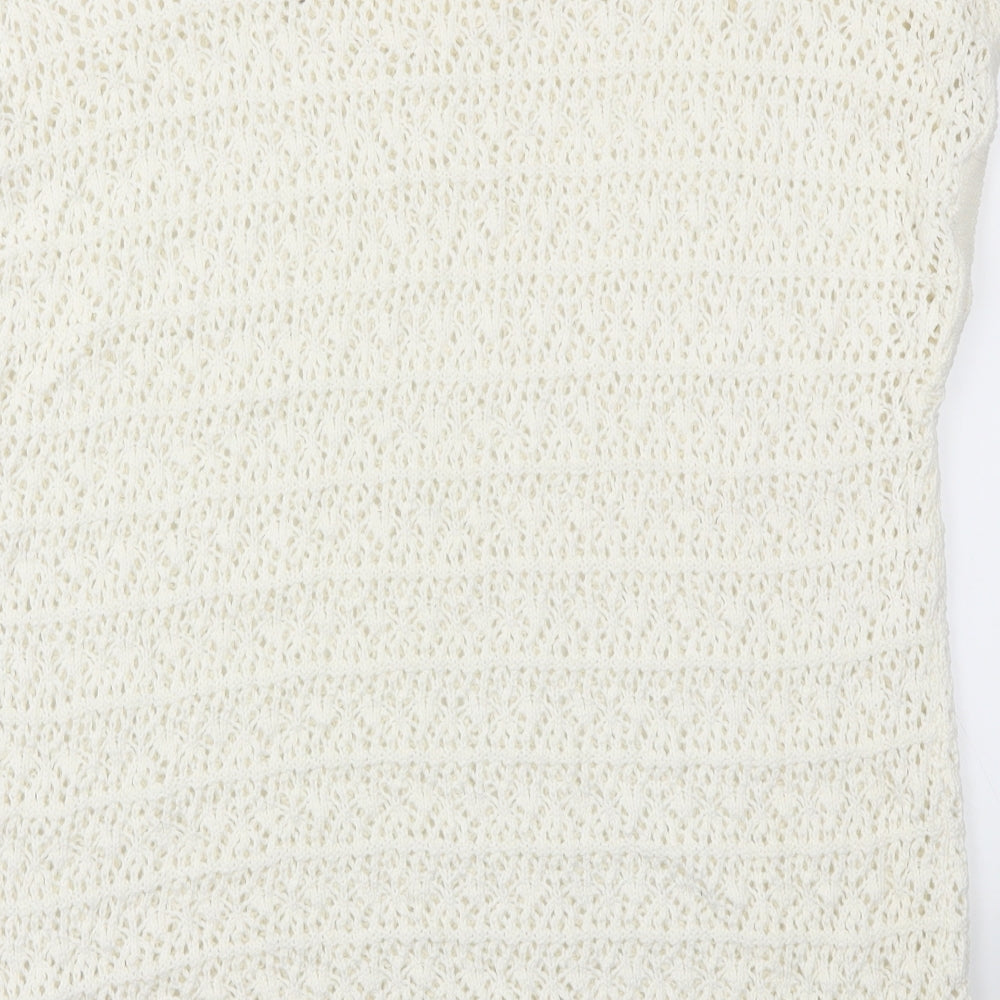 TU Womens Ivory   Basic T-Shirt Size 20