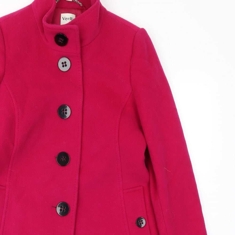 Viyella Womens Pink   Jacket Coat Size 8