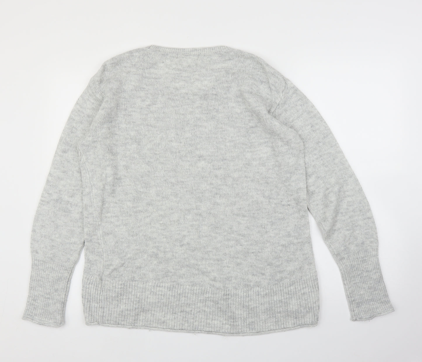 H&M Womens Grey   Pullover Jumper Size L