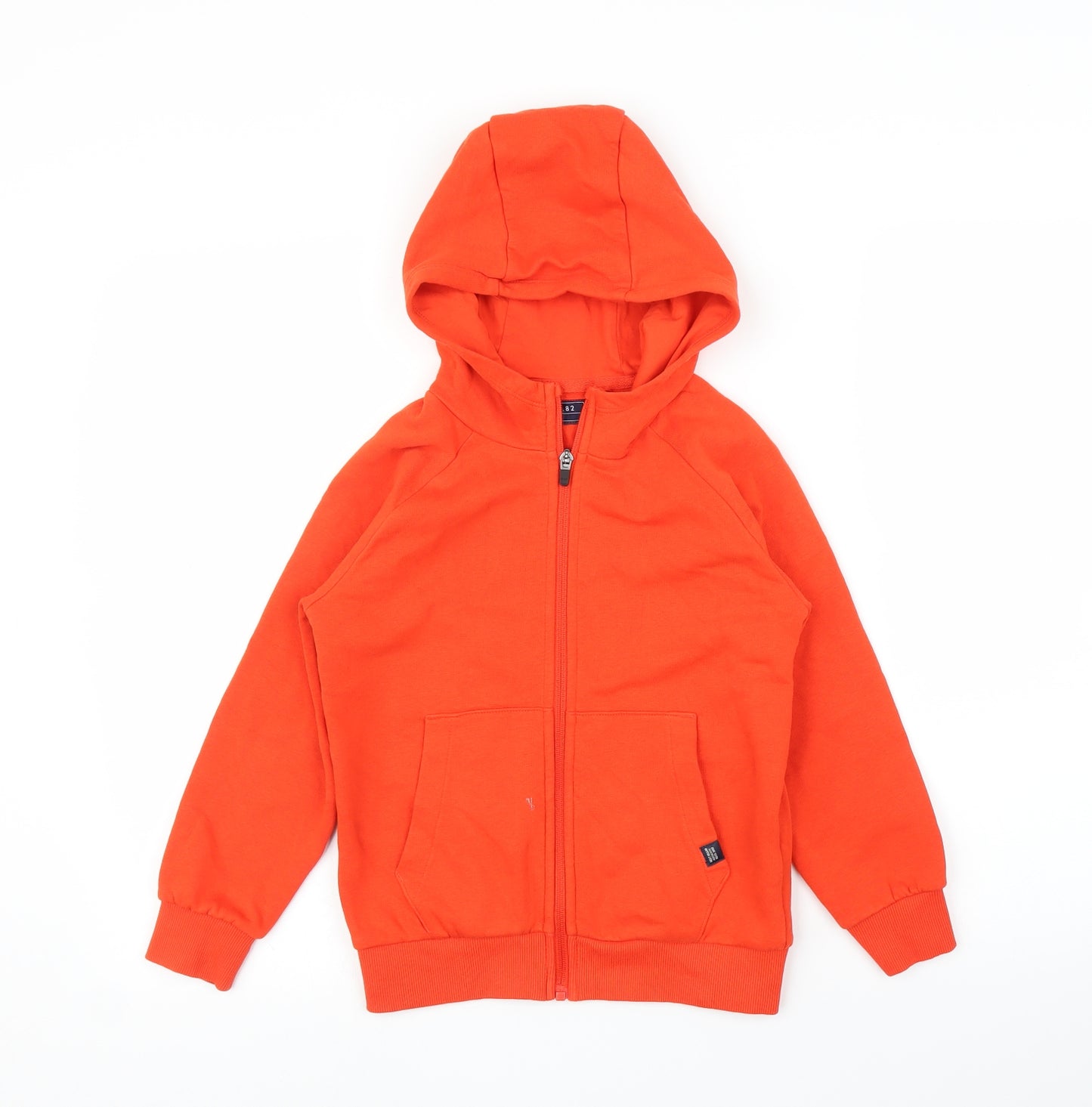 NEXT Boys Orange   Full Zip Hoodie Size 7 Years