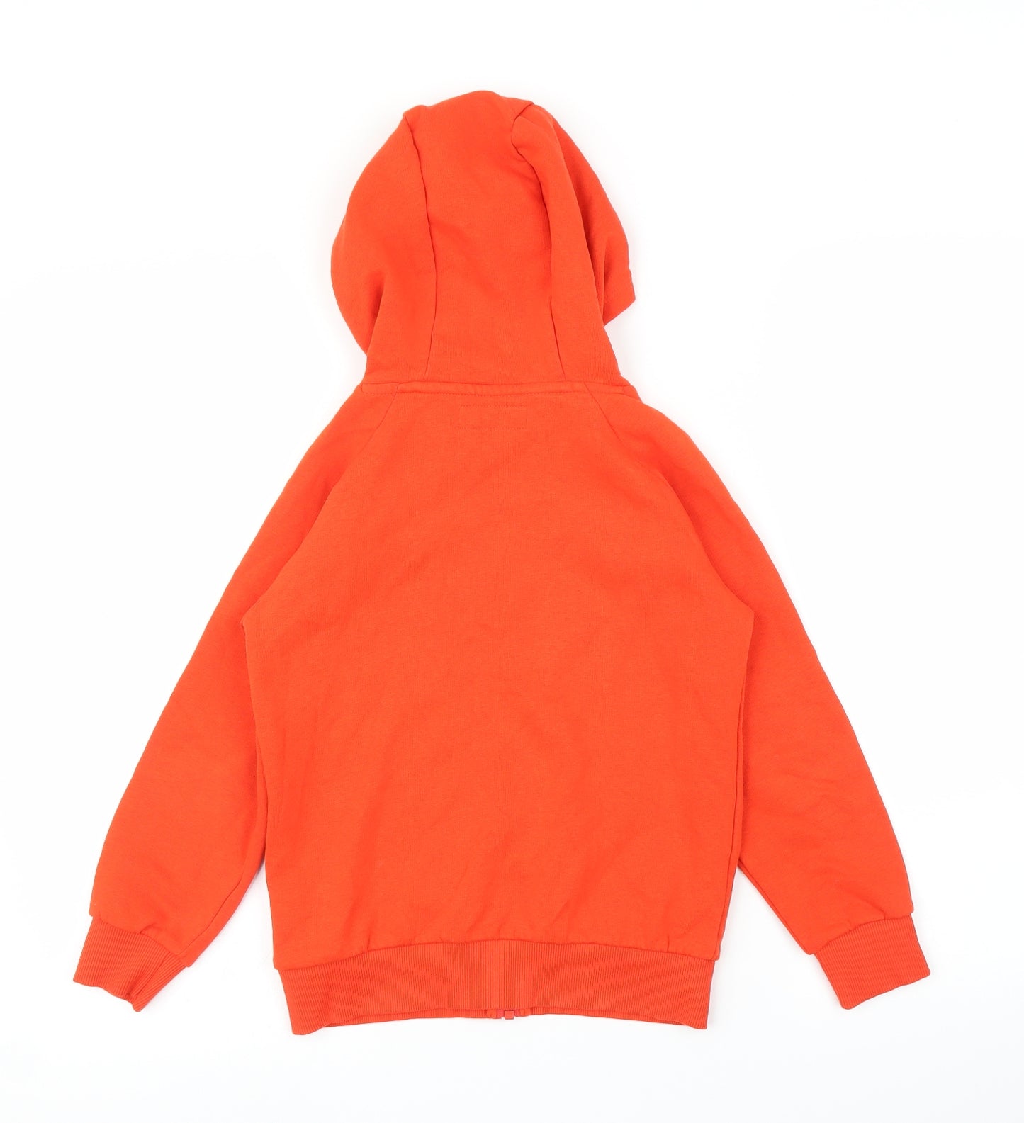 NEXT Boys Orange   Full Zip Hoodie Size 7 Years