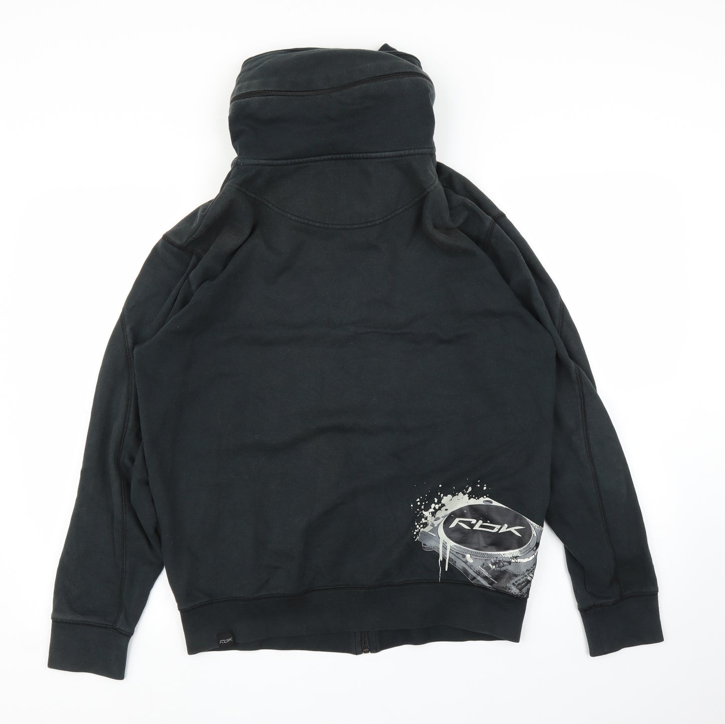 Reebok Mens Grey   Full Zip Jumper Size S  - Hidden hood