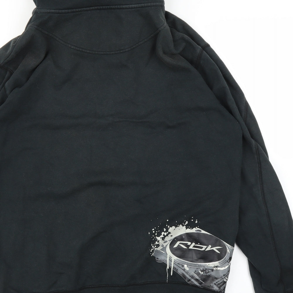 Reebok Mens Grey   Full Zip Jumper Size S  - Hidden hood
