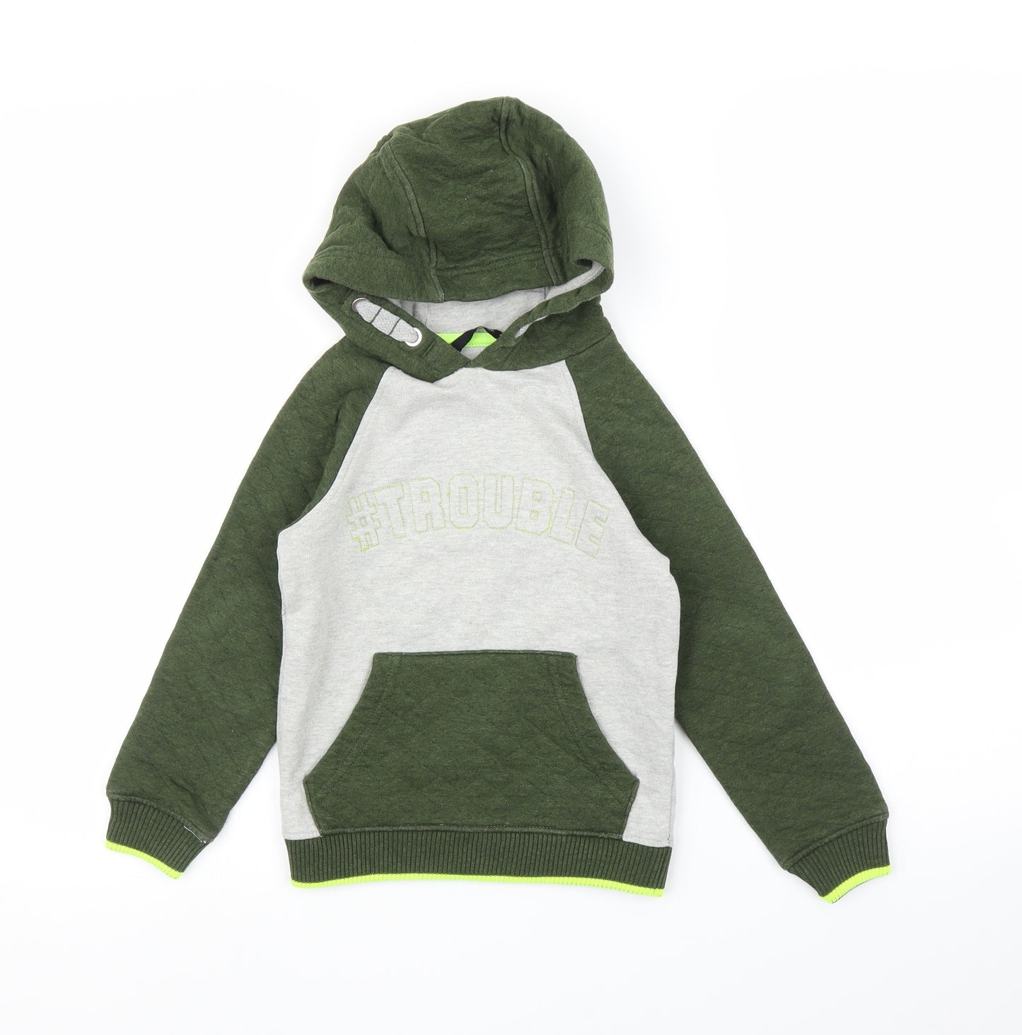 George Boys Green   Pullover Hoodie Size 4-5 Years
