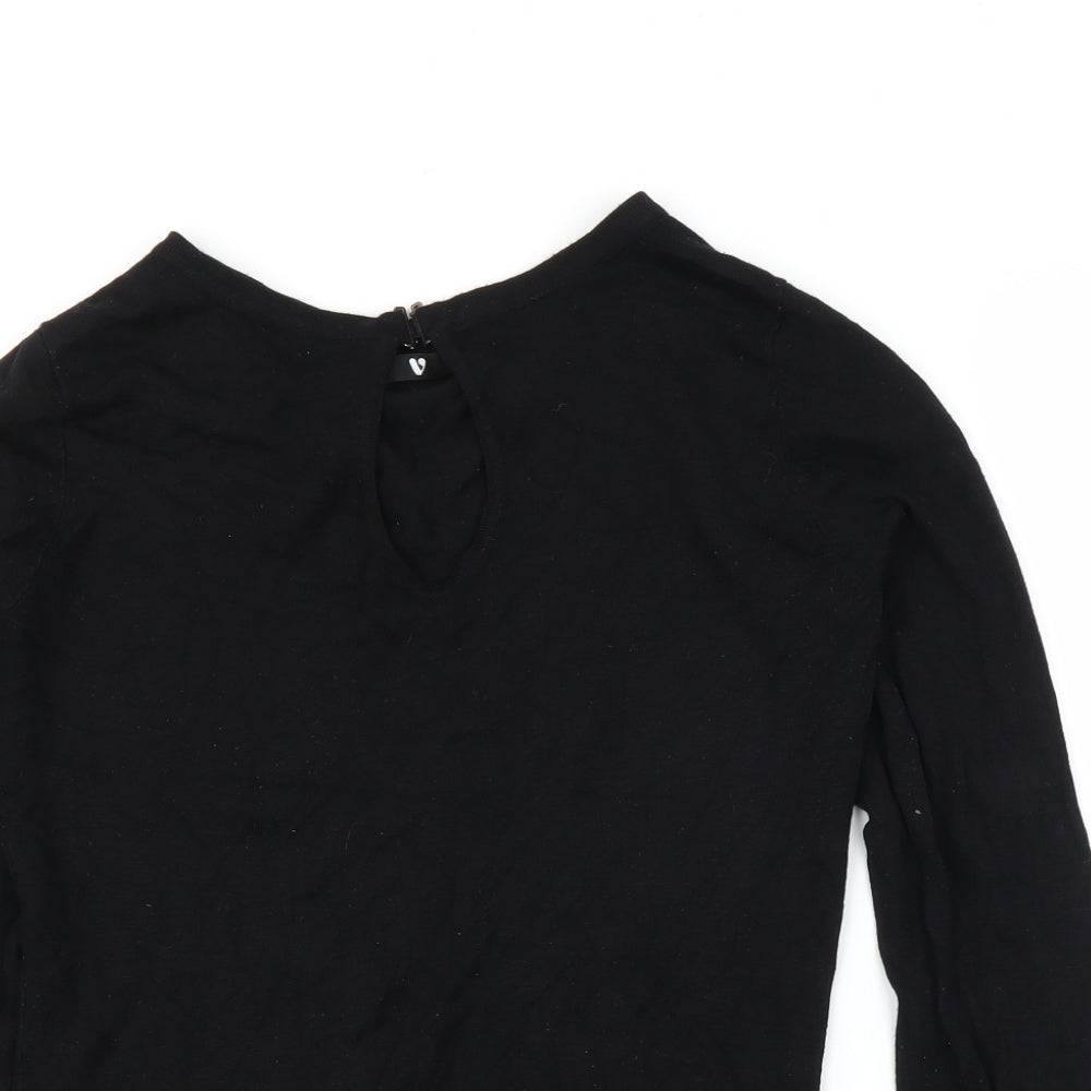 Very Womens Black   Pullover Jumper Size 10