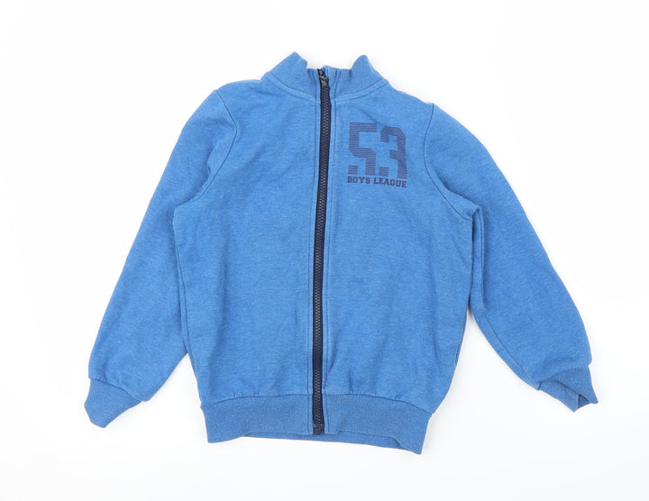 Lupilu Boys Blue Full Zip Jumper Size 5 Years