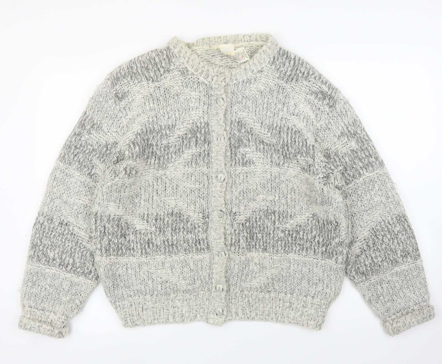 St Michael Womens Grey   Cardigan Jumper Size 10