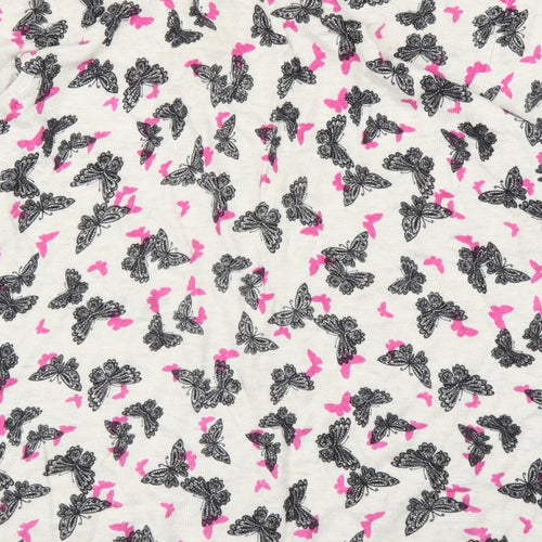 M&S Womens Beige Animal Print  Pullover Jumper Size 16  - Butterfly