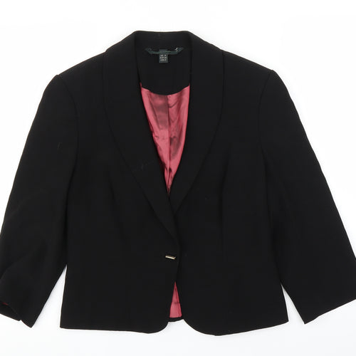 Preworn Womens Black   Jacket  Size 8