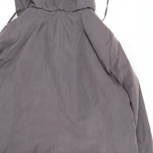 BM Womens Grey   Parka Coat Size XL