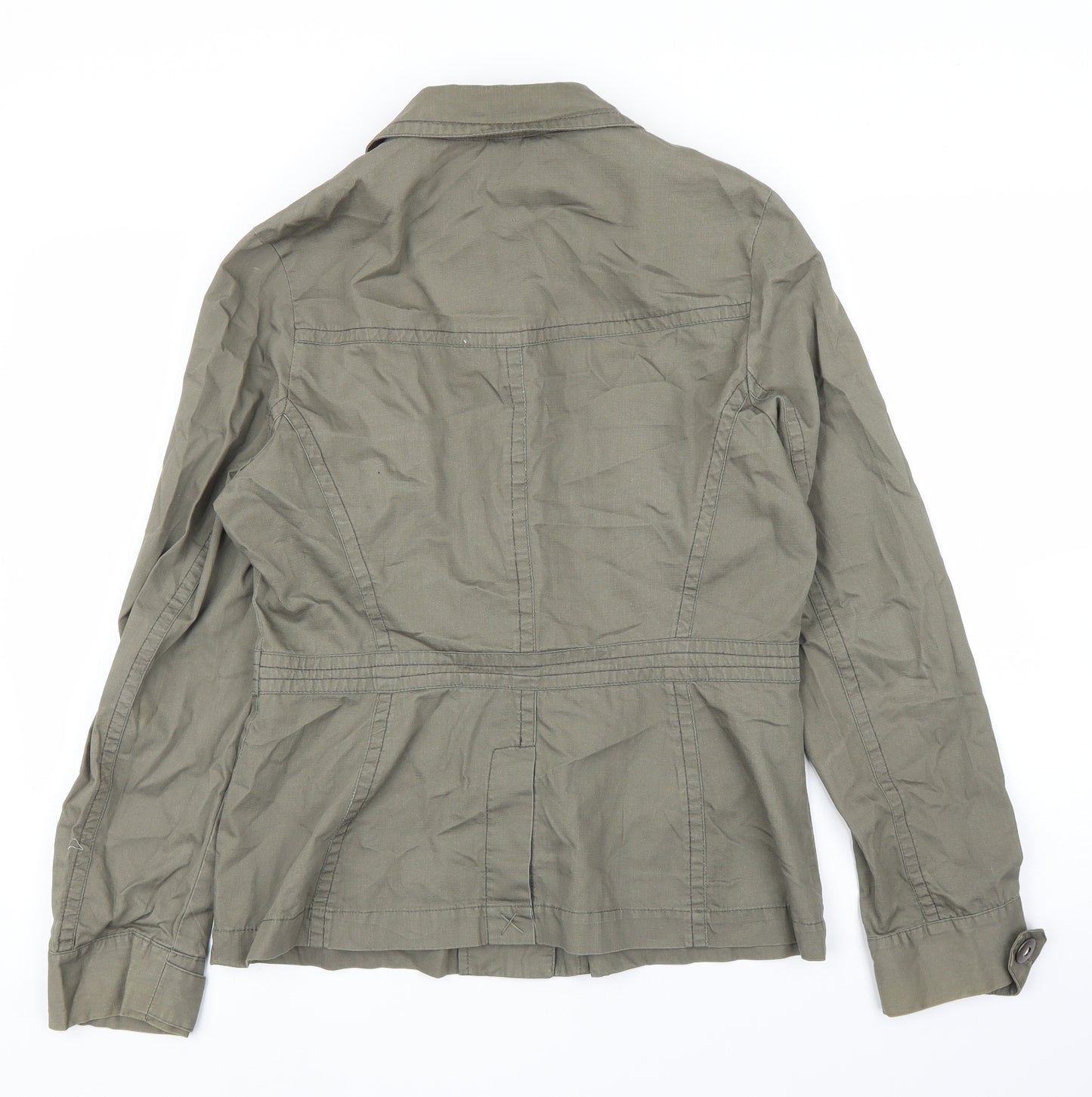Cherokee Womens Green   Military Jacket Jacket Size 12