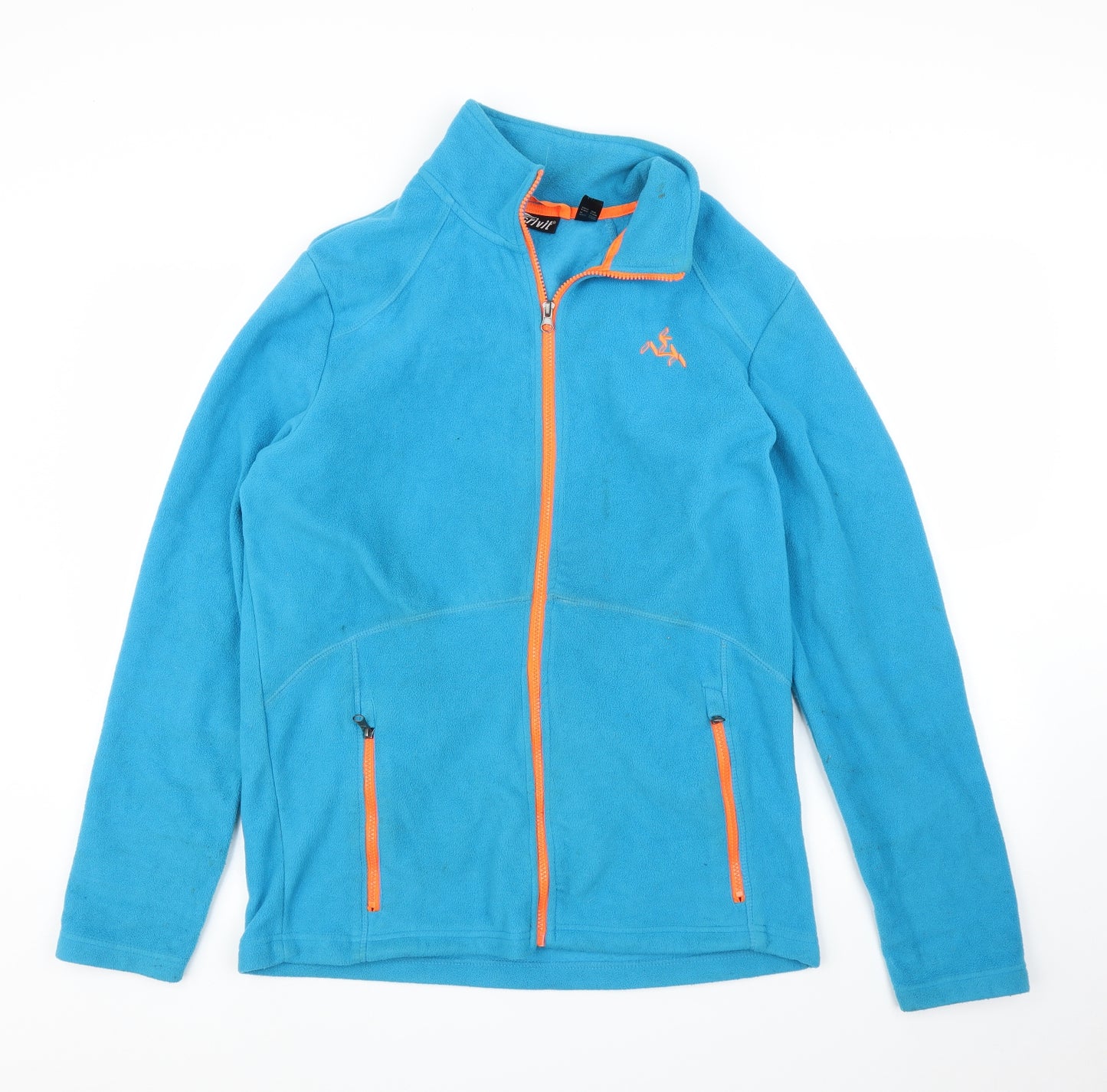 Crivit Mens Blue  Fleece Full Zip Jumper Size M