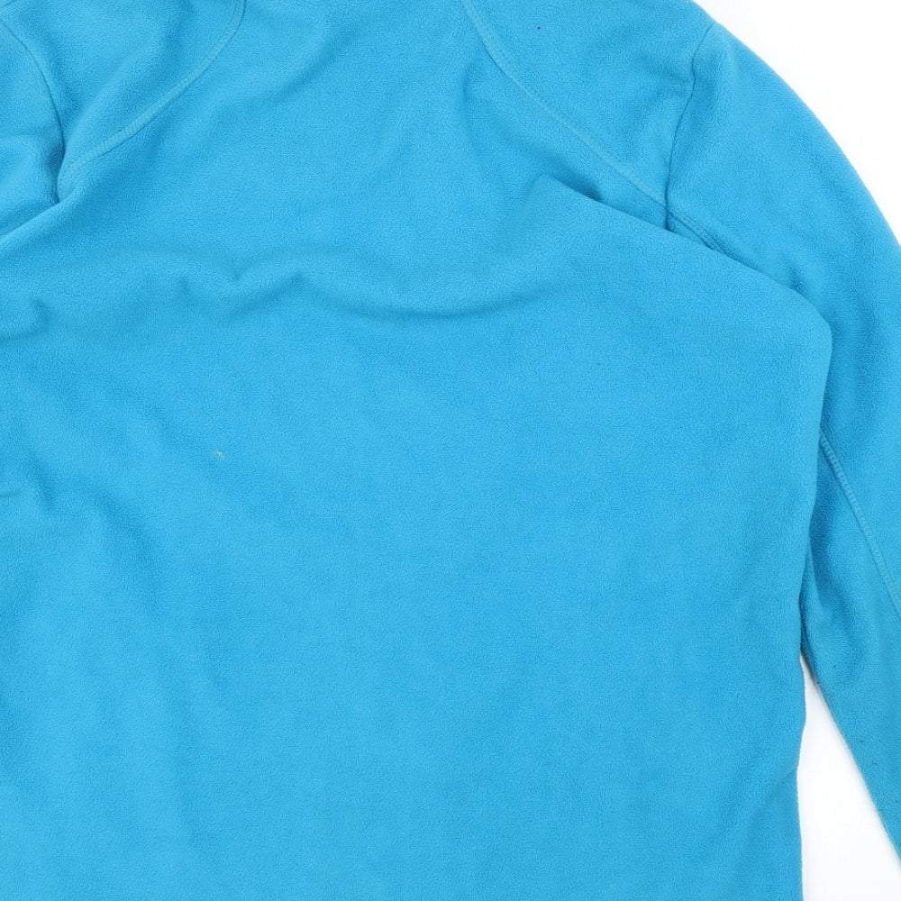 Crivit Mens Blue  Fleece Full Zip Jumper Size M