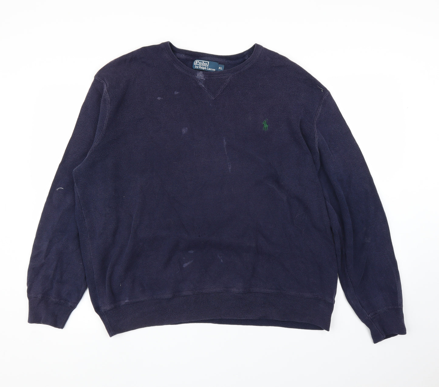 Ralph Lauren Mens Blue   Pullover Jumper Size XL