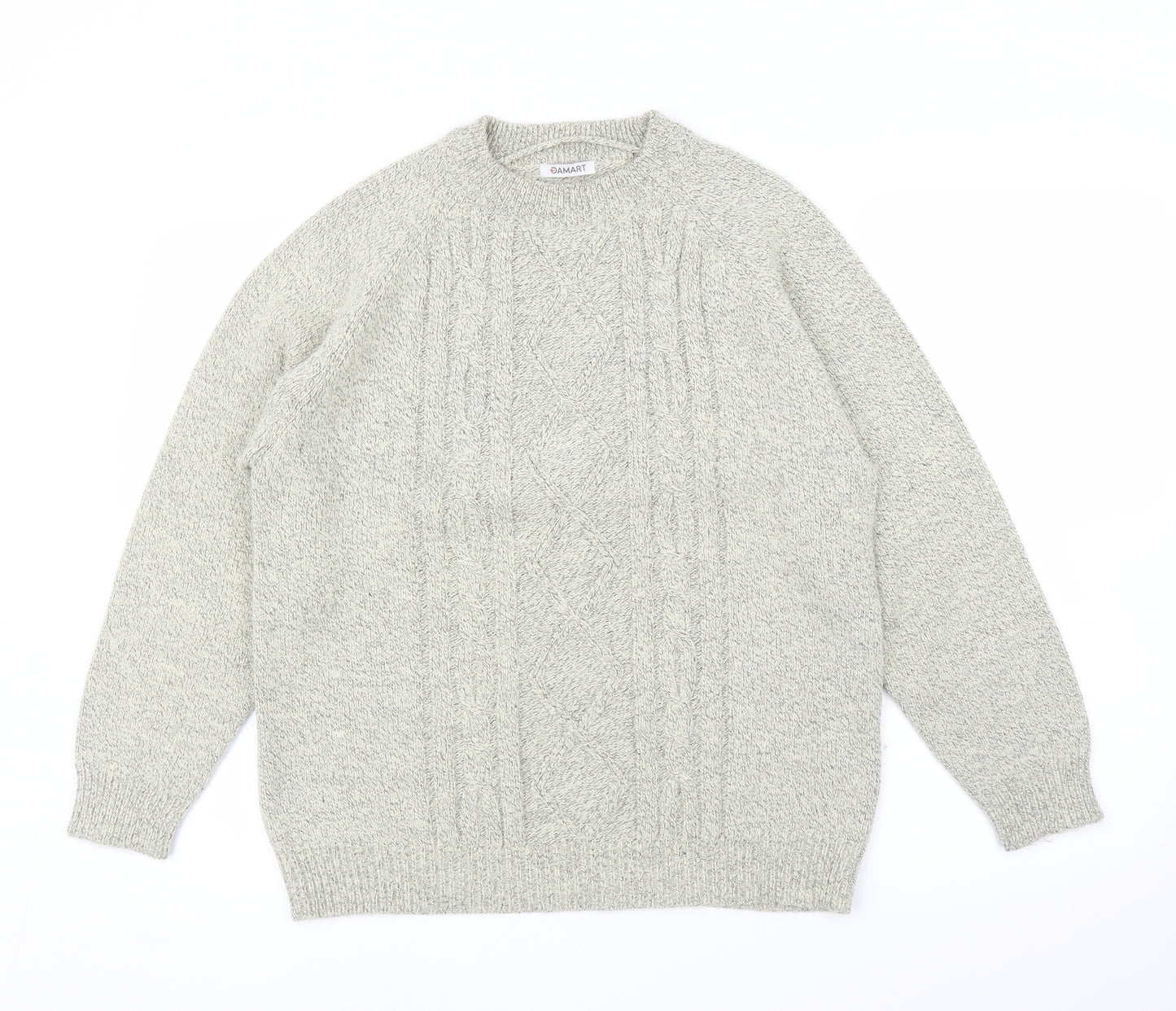 Damart Mens Beige Argyle/Diamond  Pullover Jumper Size M