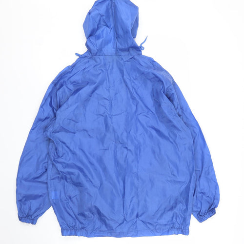 Isle Womens Blue   Rain Coat Coat Size 12
