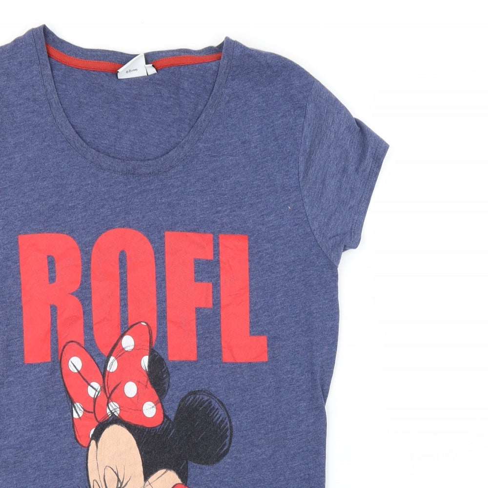 Primark Womens Blue   Basic T-Shirt Size 18  - Disney