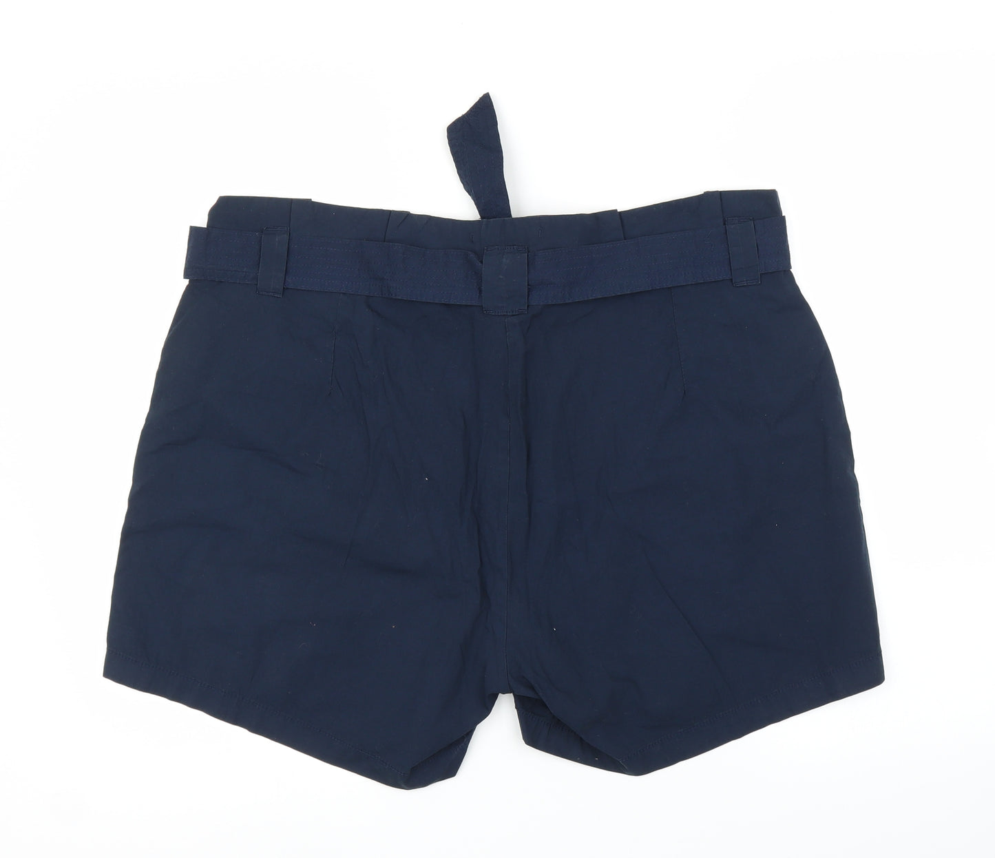 George Womens Blue   Paperbag Shorts Size 18