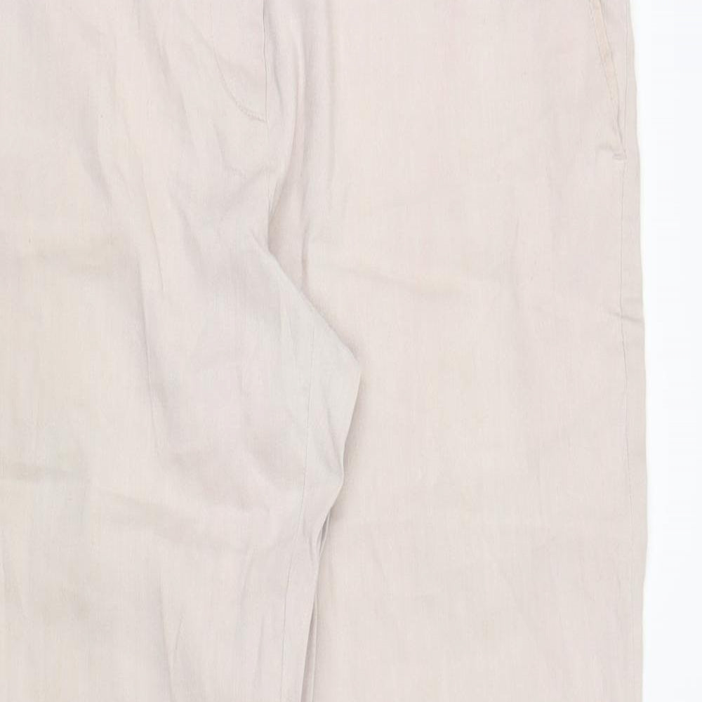 Jigsaw Womens Pink   Pedal Pusher Trousers Size 10 L27 in