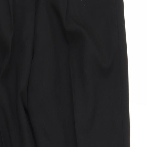 Preworn Womens Black   Pedal Pusher Trousers Size 12 L23 in