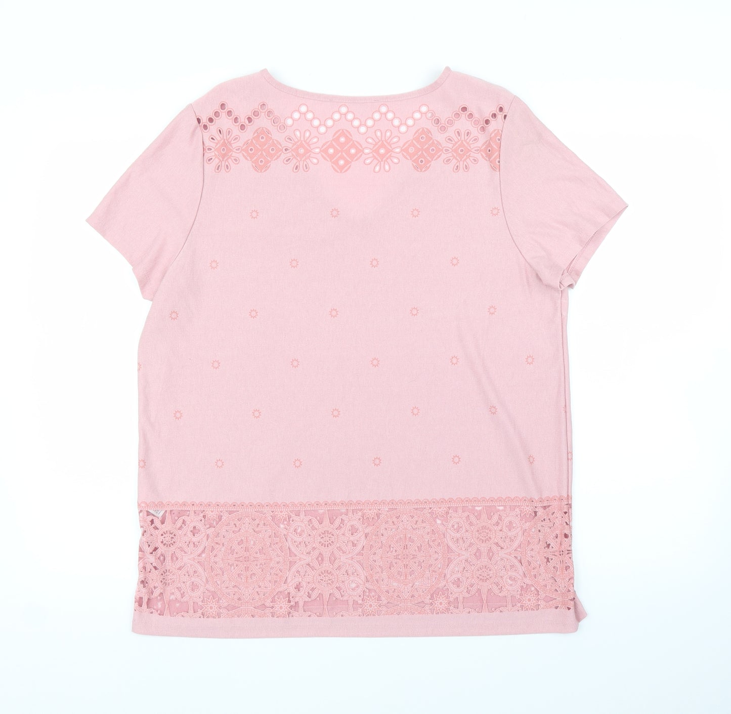 George Womens Pink   Basic T-Shirt Size 16