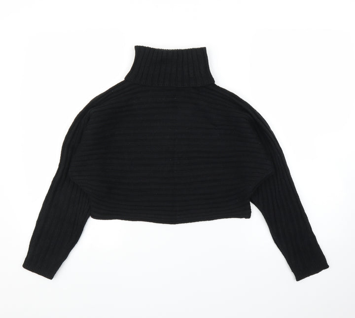 New Look Womens Black Pullover Jumper Size S