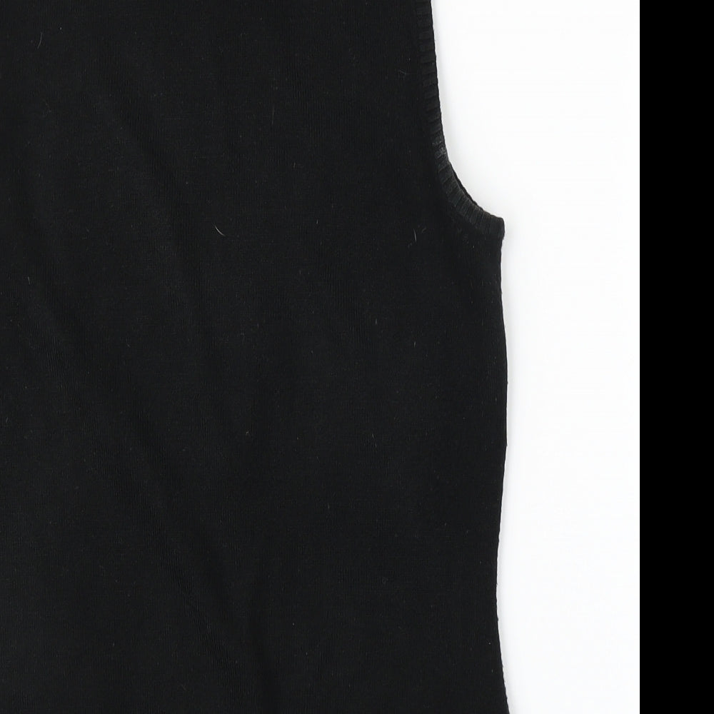 F&F Womens Black   Vest Jumper Size 12