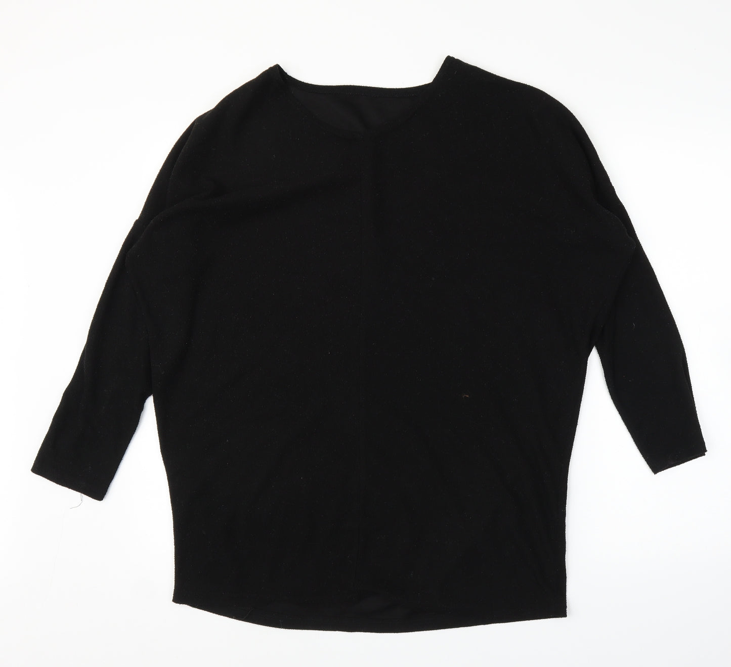 Preworn Womens Black   Basic Blouse Size XL