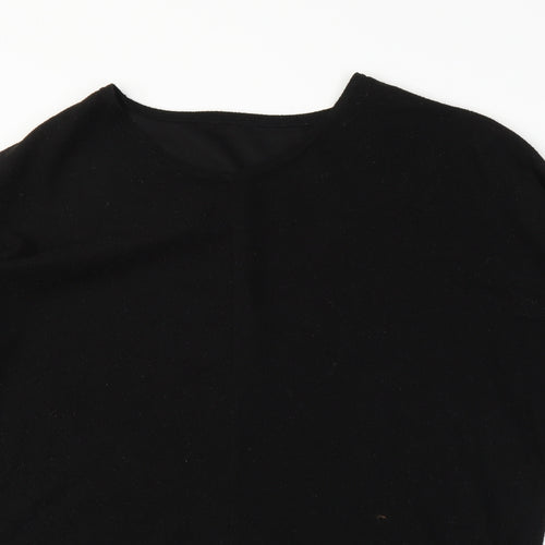 Preworn Womens Black   Basic Blouse Size XL