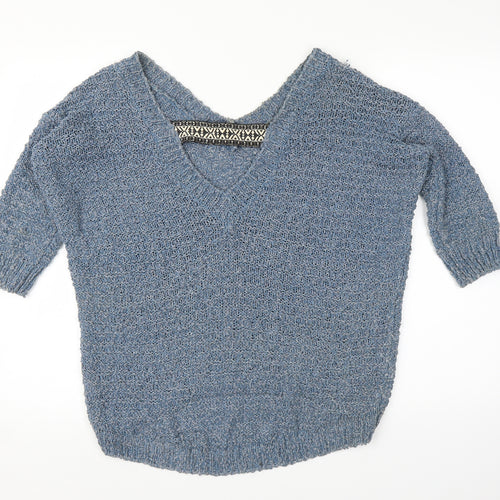 River Island Womens Blue   Pullover Jumper Size 6