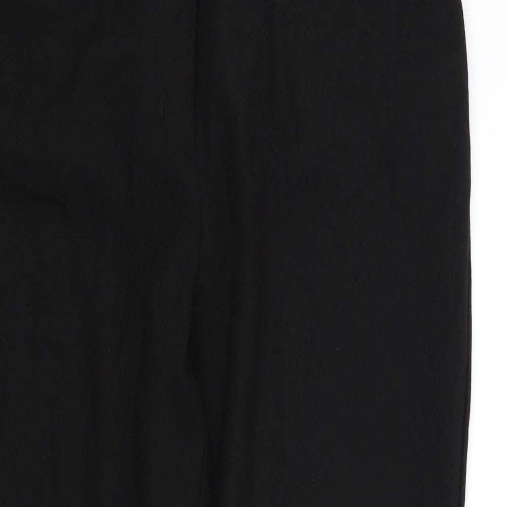 Easy Womens Black   Trousers  Size 12 L29 in