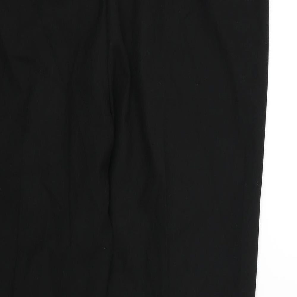 Easy Womens Black   Trousers  Size 12 L29 in